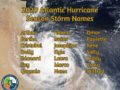 A listing of all the storm names designated for the 2020 Atlantic Hurricane Season