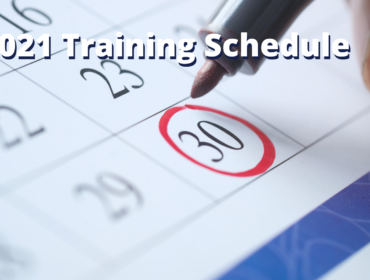 2021 Training Schedule