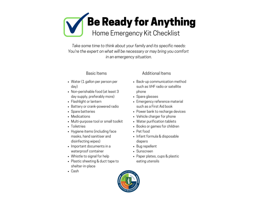 Home Emergency Kit Checklist